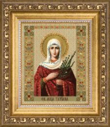 Набір картина стразами Чарівна Мить КС-079 "Ікона святої мучениці Татіани"