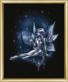 Набір картина стразами Чарівна Мить КС-039 "Зіркова фея"