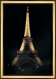 Набір картина стразами Чарівна Мить КС-099 "Ейфелева вежа"