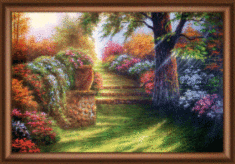 Набір картина стразами Чарівна Мить КС-139 "Дивний сад"