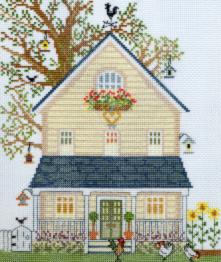 XSS2 Набір для вишивання хрестом New England Homes: Summer "Будинки Нової Англії: Літо"