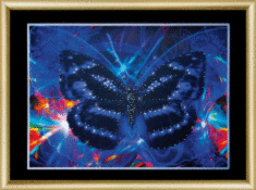 Набір картина стразами Чарівна Мить КС-171 "Нічний метелик"