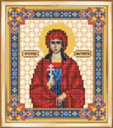 СБІ-067 Схема для вишивання бісером "Іменна ікона свята мучениця Маргарита"