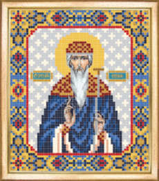 СБІ-088 Схема для вишивання бісером "Іменна ікона святий преподібний мученик Вадим"