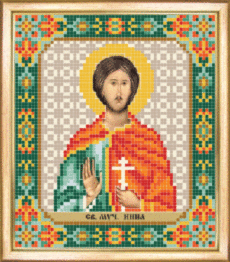 СБІ-094 Схема для вишивання бісером "Іменна ікона святий мученик Інна"