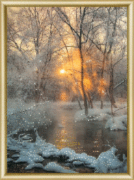 Набір картина стразами Чарівна Мить КС-173 "Зимовий струмок"