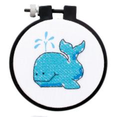 72417 Набор для вышивания крестом DIMENSIONS The Whale "Кит" 