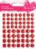 805900РМА Декоративные клеевые элементы Красные круги. Каталог товарів. Творчість. Скрапбукінг