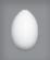 OUOV07U Пінопластове заготовлення, яйце 7*4.5см. Каталог товарів. Творчість. Пінопластове заготовлення (Італія)