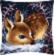 PN-0158266 Набор для вышивания крестом (подушка) Vervaco Little deer "Маленький олень". Каталог товарів. Набори