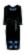 820-14/10 Платье женское с поясом, черное, размер 48. Каталог товарів. Вишивання/Шиття. Одяг для вишивання