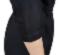 820-14/10 Платье женское с поясом, черное, размер 54. Каталог товарів. Вишивання/Шиття. Одяг для вишивання