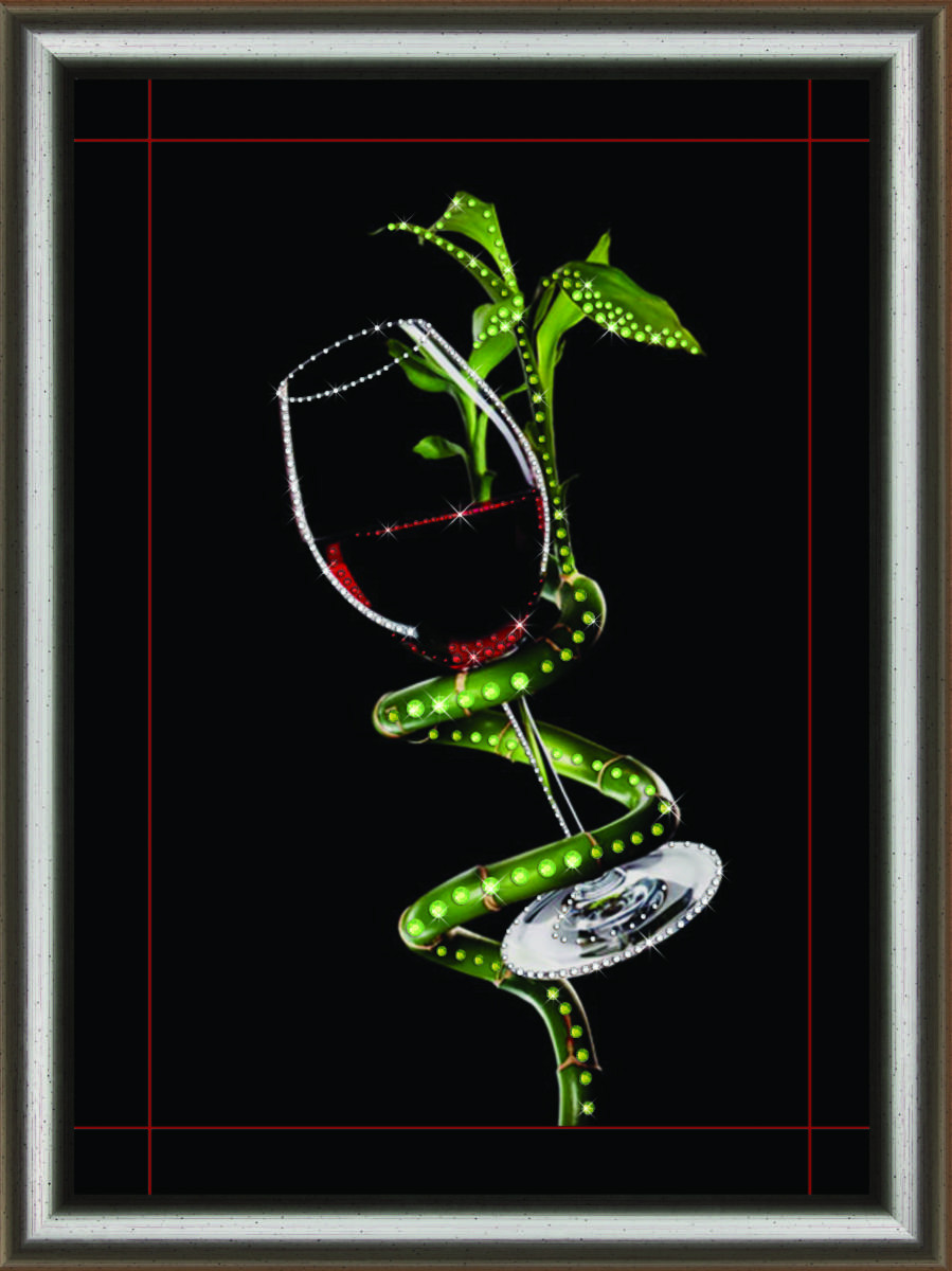 Набор картина стразами Crystal Art КС-1059 "Любовный напиток". Каталог товарів. Набори