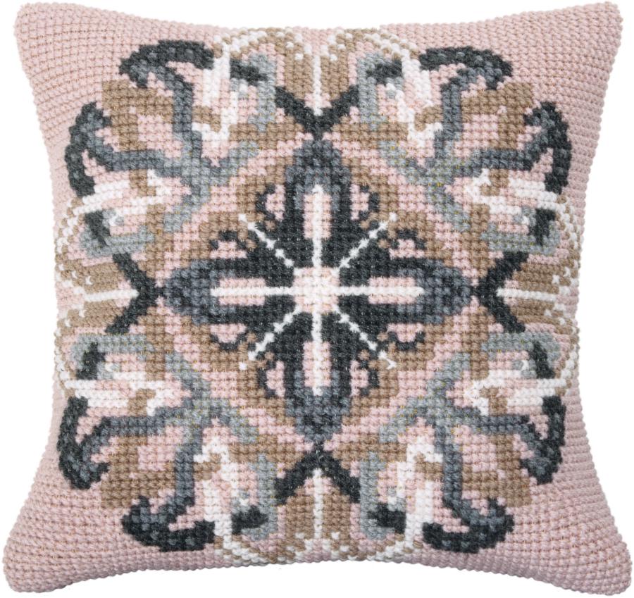 Набор для вышивки подушки крестиком Чарівна Мить РТ-183 "Розовый орнамент"  . Каталог товарів. Набори