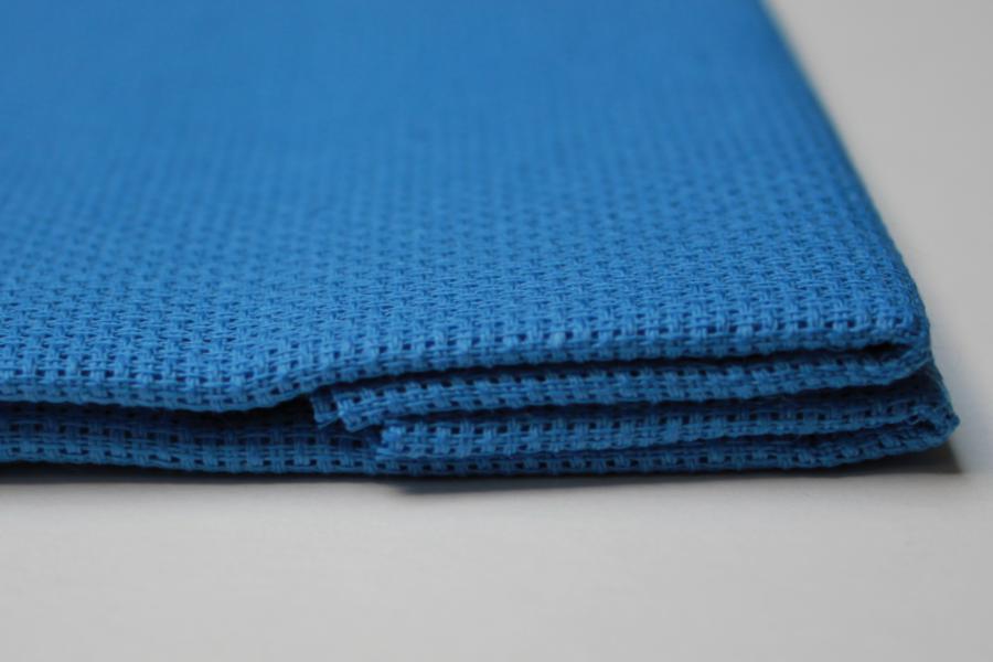 Канва для вышивания Арт.13 К6 синяя, 100%% хлопок, 50х50см. Каталог товарів. Вишивання/Шиття. Тканини