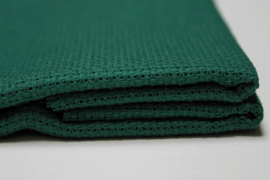 Канва для вышивания Арт.63 К5,5 зелёная, 100%% хлопок, 50х50см. Каталог товарів. Вишивання/Шиття. Тканини