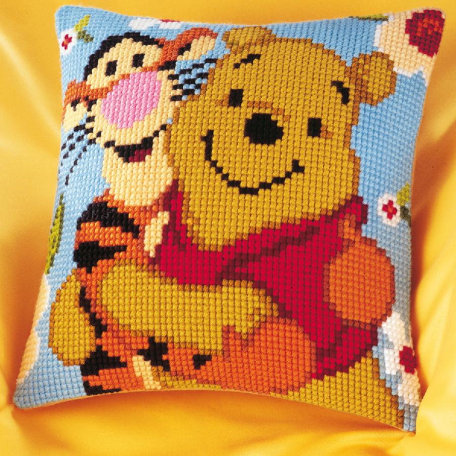 PN-0014595 Набор для вышивания крестом (подушка) Vervaco Disney "Winnie & Tigger". Каталог товарів. Набори