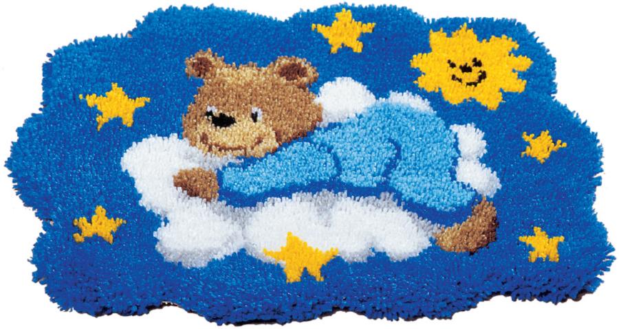 PN-0014358 Набор для вышивания коврика Vervaco "Мишка на облаке". Каталог товарів. Набори