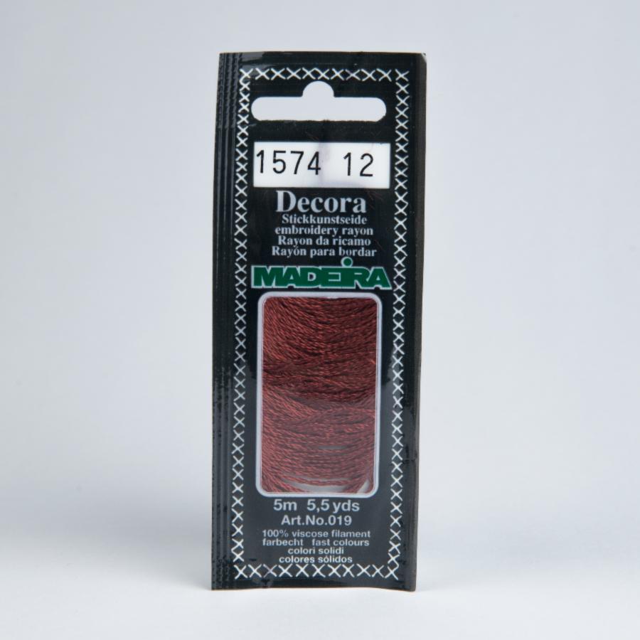 1574 Decora Madeira 5 m 4-х слойные филамент 100%% вискоза. Каталог товарів. Вишивання/Шиття. Муліне та нитки для вишивання. Муліне Madeira. Муліне Madeira Decora