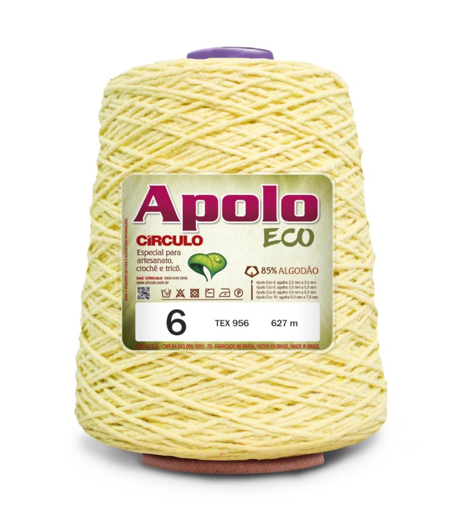 1074 APOLO ECO 6 (85%% бавовна, 15%% волокна, 600гр, 627м 1шт). Каталог товарів. Вязання. Пряжа Circulo